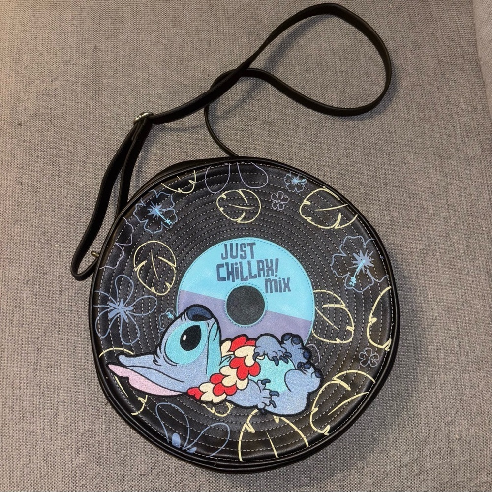 Disney Stitch Floral Crossbody Bag Purse